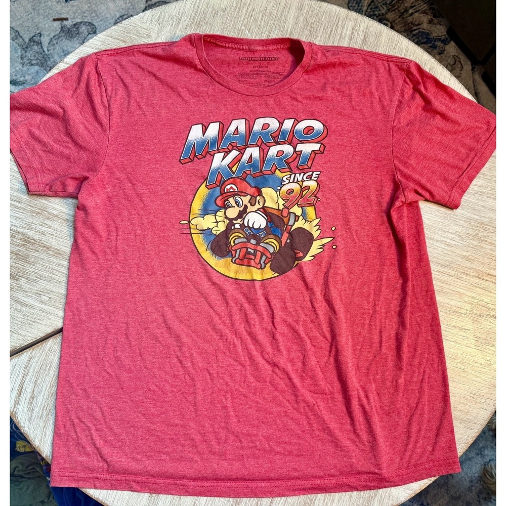 Nintendo Super Mario Kart Since '92 Red Graphic T-Shirt XL